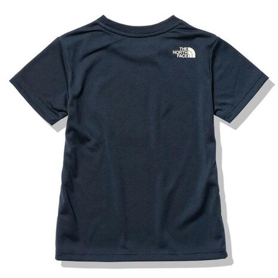 ノースフェイス(THE NORTH FACE)(キッズ)ジュニア 半袖Tシャツ ショートスリーブTNFバグフリーグラフィックロゴTシャツ NTJ32346 UN ネイビー
