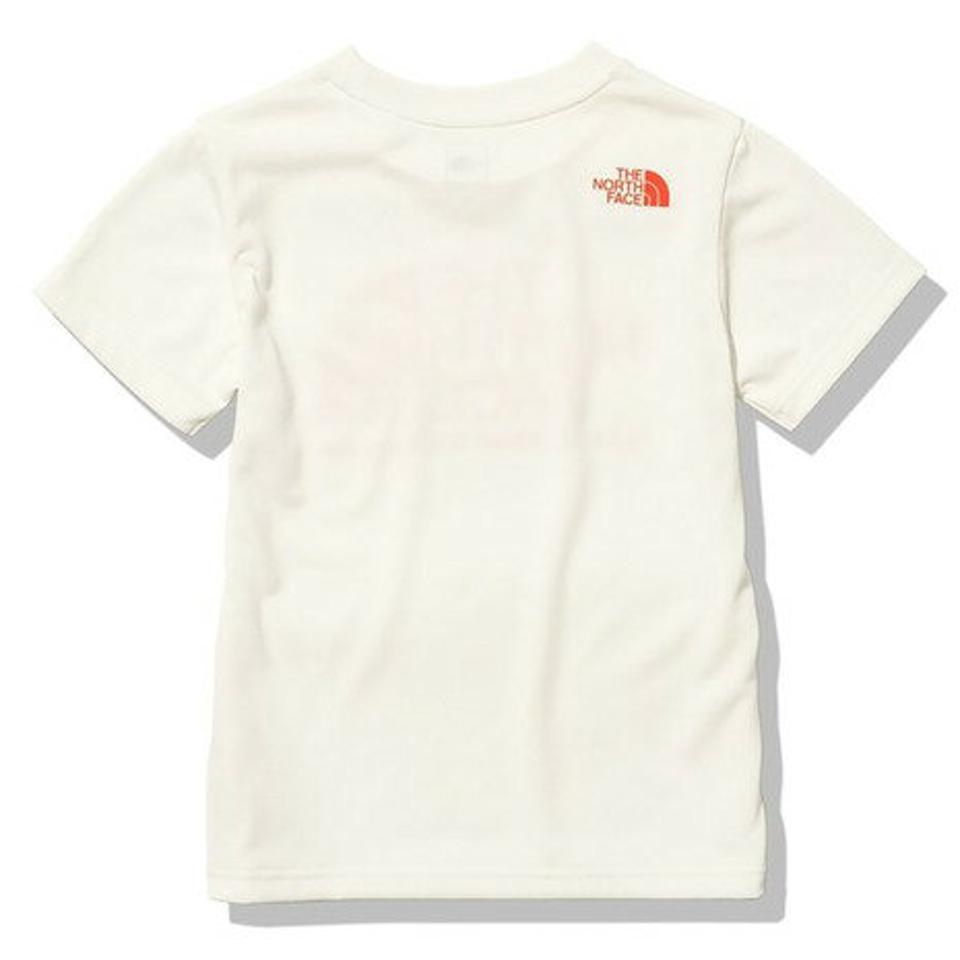 ノースフェイス(THE NORTH FACE)(キッズ)ジュニア 半袖Tシャツ ショートスリーブTNFバグフリーグラフィックロゴTシャツ NTJ32346 OW ホワイト