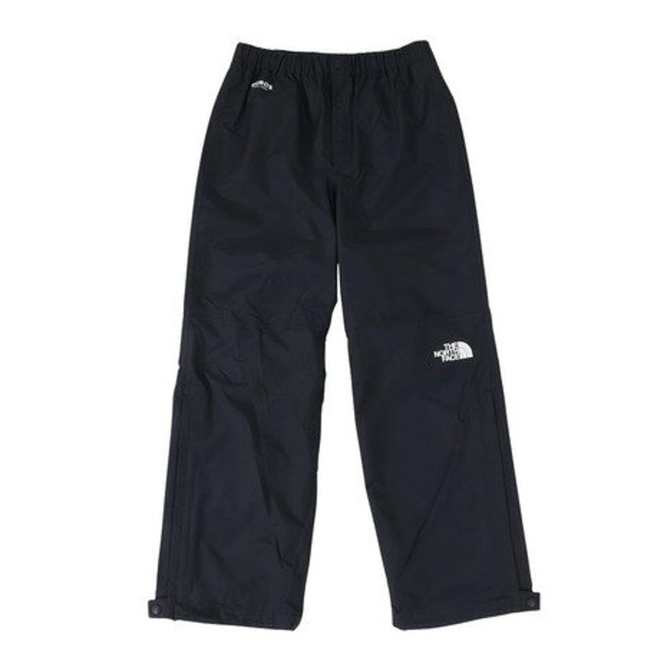 ノースフェイス（THE NORTH FACE）（キッズ）ジュニア パンツ ウーロストレックライトパンツ NPJ12303 K ブラック ウエスト調節 防水 透湿