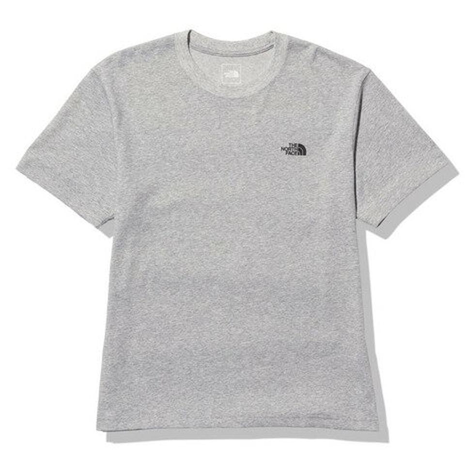 ノースフェイス(THE NORTH FACE)(メンズ、レディース)半袖Tシャツ ショートスリーブエントランスパーミッションティー NT32340 Z グレー