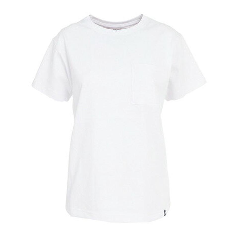 ヘリーハンセン(HELLY HANSEN)(メンズ、レディース)半袖Tシャツ バックスクエア ロゴTシャツ HOE62302WS W ホワイト