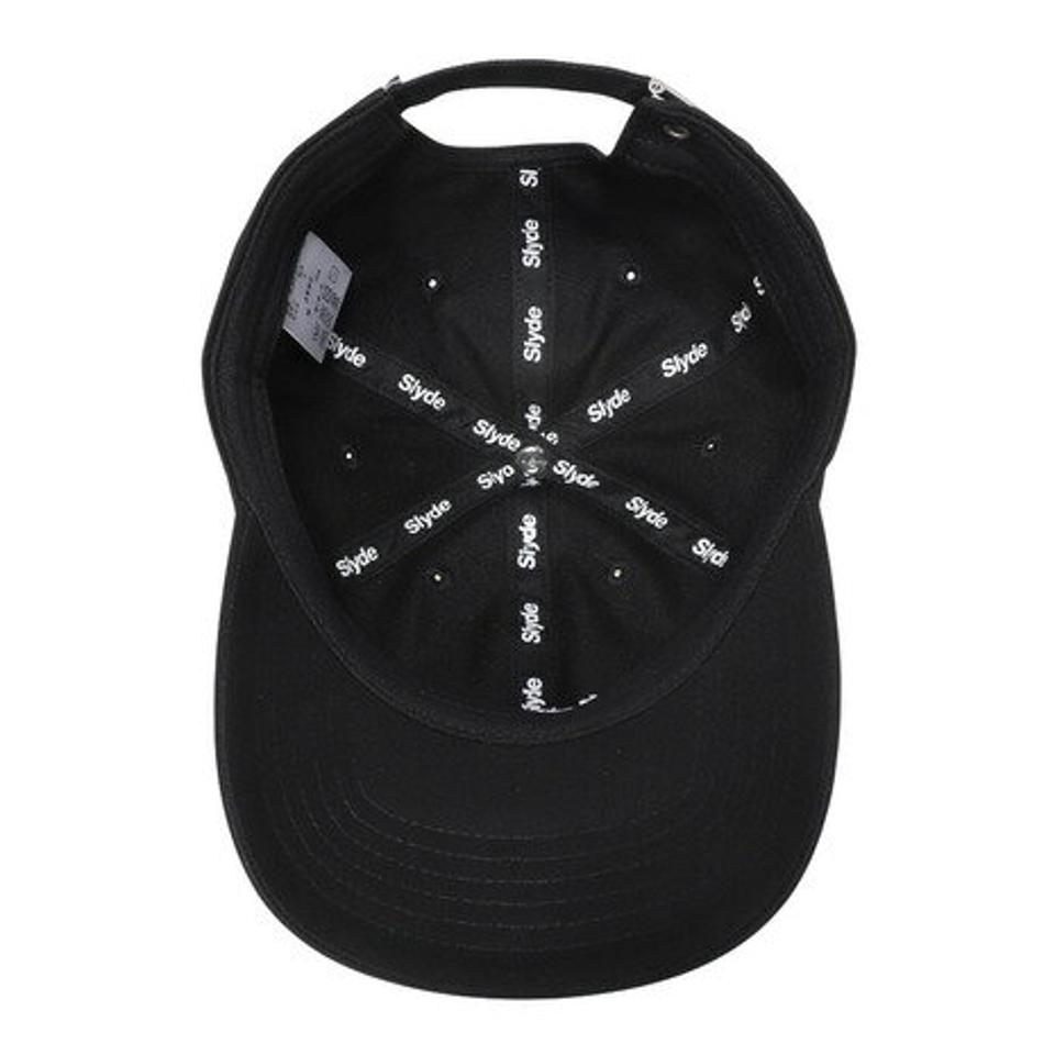 スライド（SLYDE）（メンズ、レディース）ロゴ 6パネルキャップ SL2023SS-CAP002-BLK