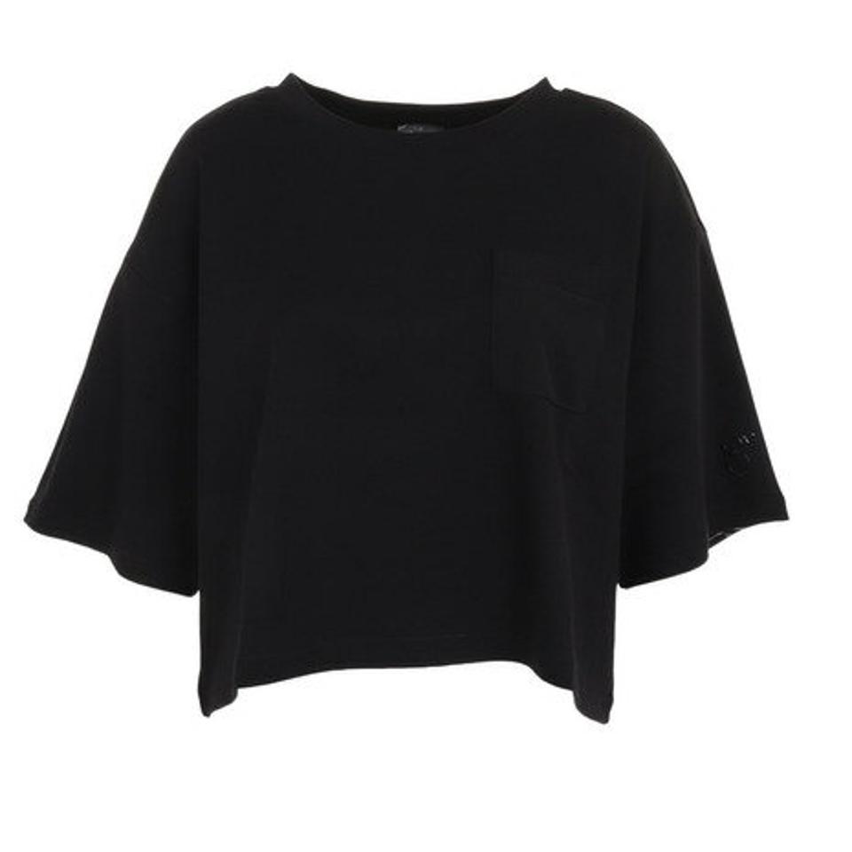 ウィッテム（HUITIEME）（レディース）ショート丈 半袖クルーネックTシャツ 192-26441-019