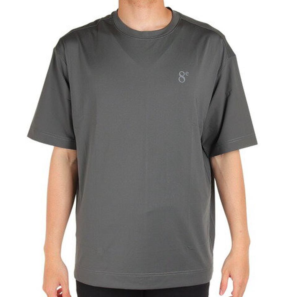 ウィッテム（HUITIEME）（メンズ）半袖Tシャツ メンズフロントハイブリット 191-26446-028