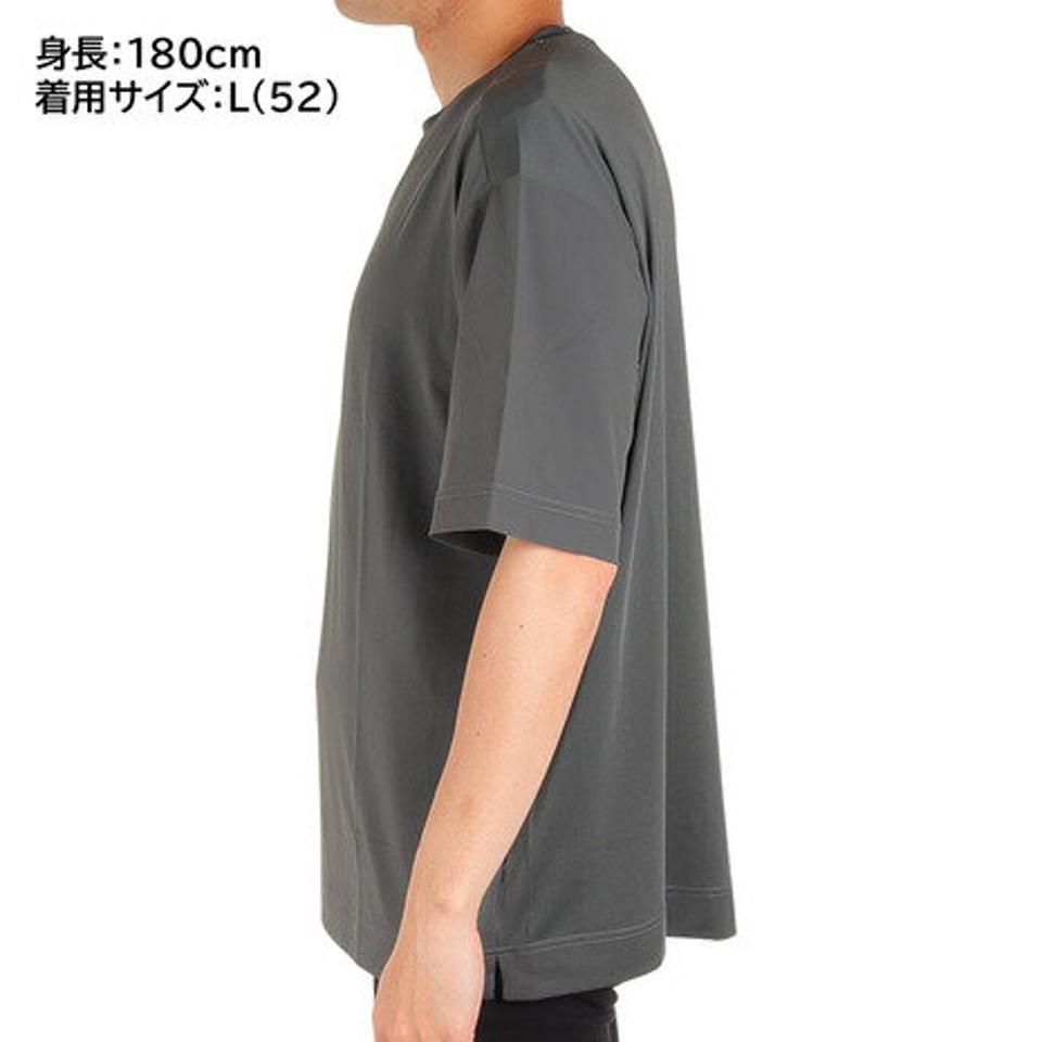 ウィッテム（HUITIEME）（メンズ）半袖Tシャツ メンズフロントハイブリット 191-26446-028