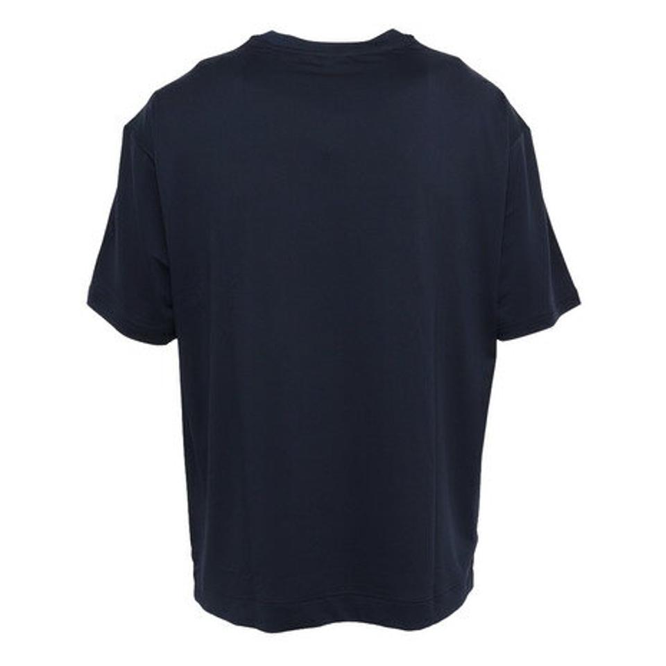 ウィッテム(HUITIEME)(メンズ)フロントハイブリット 半袖Tシャツ 191-26445-098