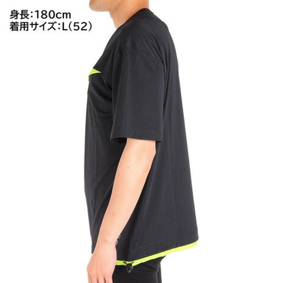 ウィッテム(HUITIEME)(メンズ)半袖Tシャツ メンズ 裾配色 クルーネック 191-26443-019