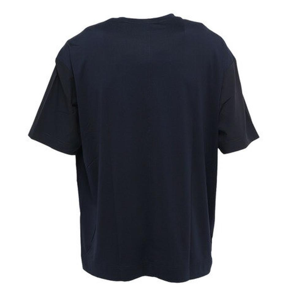 ウィッテム(HUITIEME)(メンズ)フロントハイブリット 半袖Tシャツ 191-26446-098