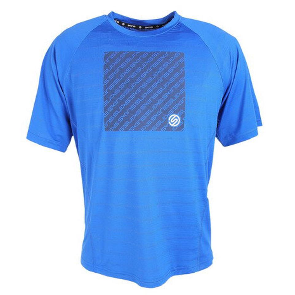 スキンズ(SKINS)(メンズ)半袖Tシャツ メンズ 吸水プリントTシャツ 184-28441-096