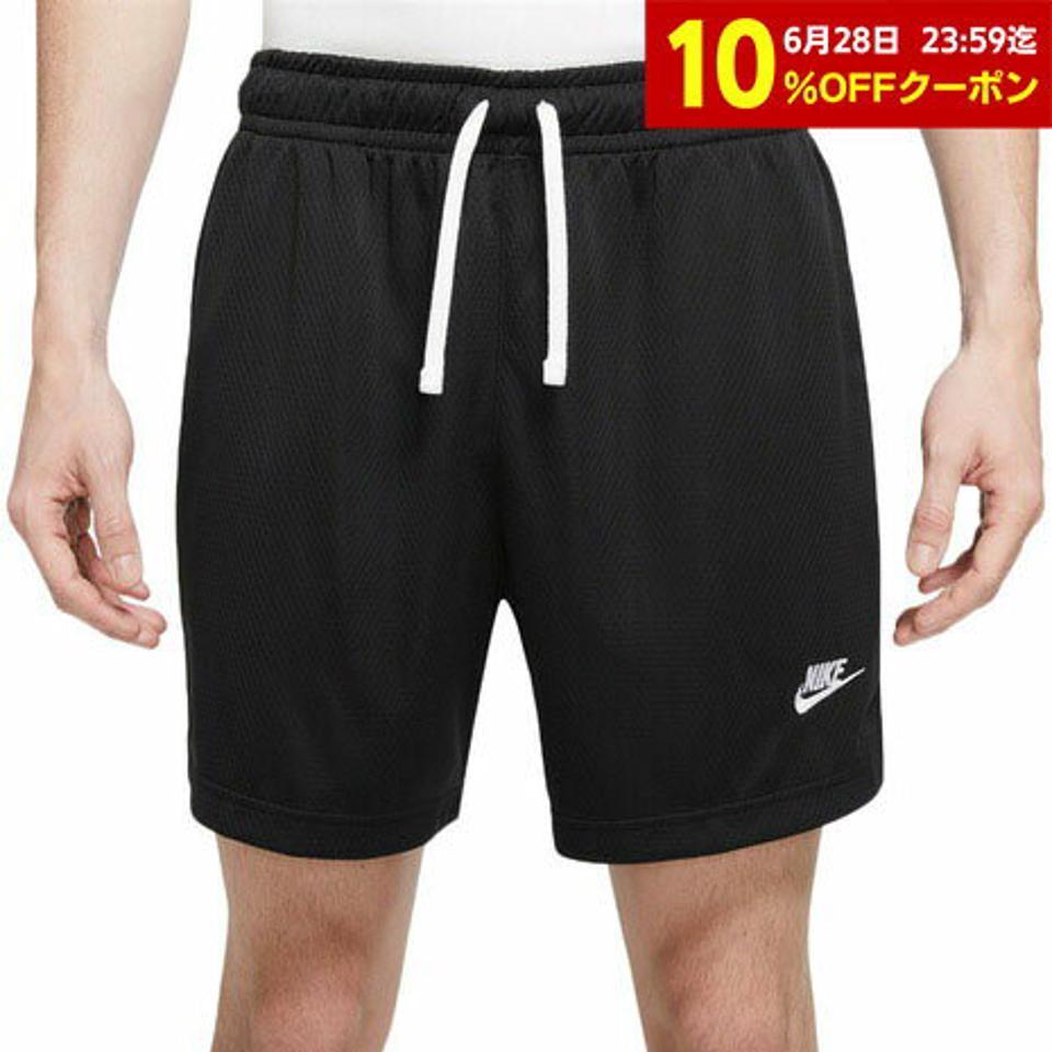 ナイキ（NIKE）（メンズ）ショートパンツ メンズ 黒 クラブ メンズ メッシュ フロー DX0736-010