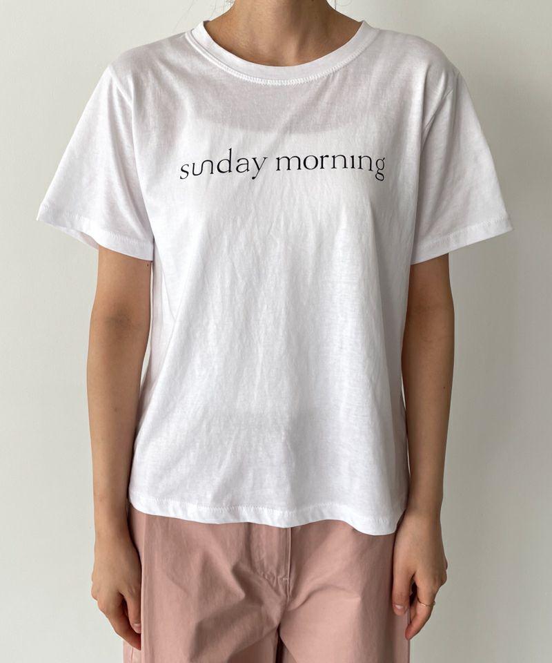 El mar(エルマール)"sunday morning"半袖Tシャツ