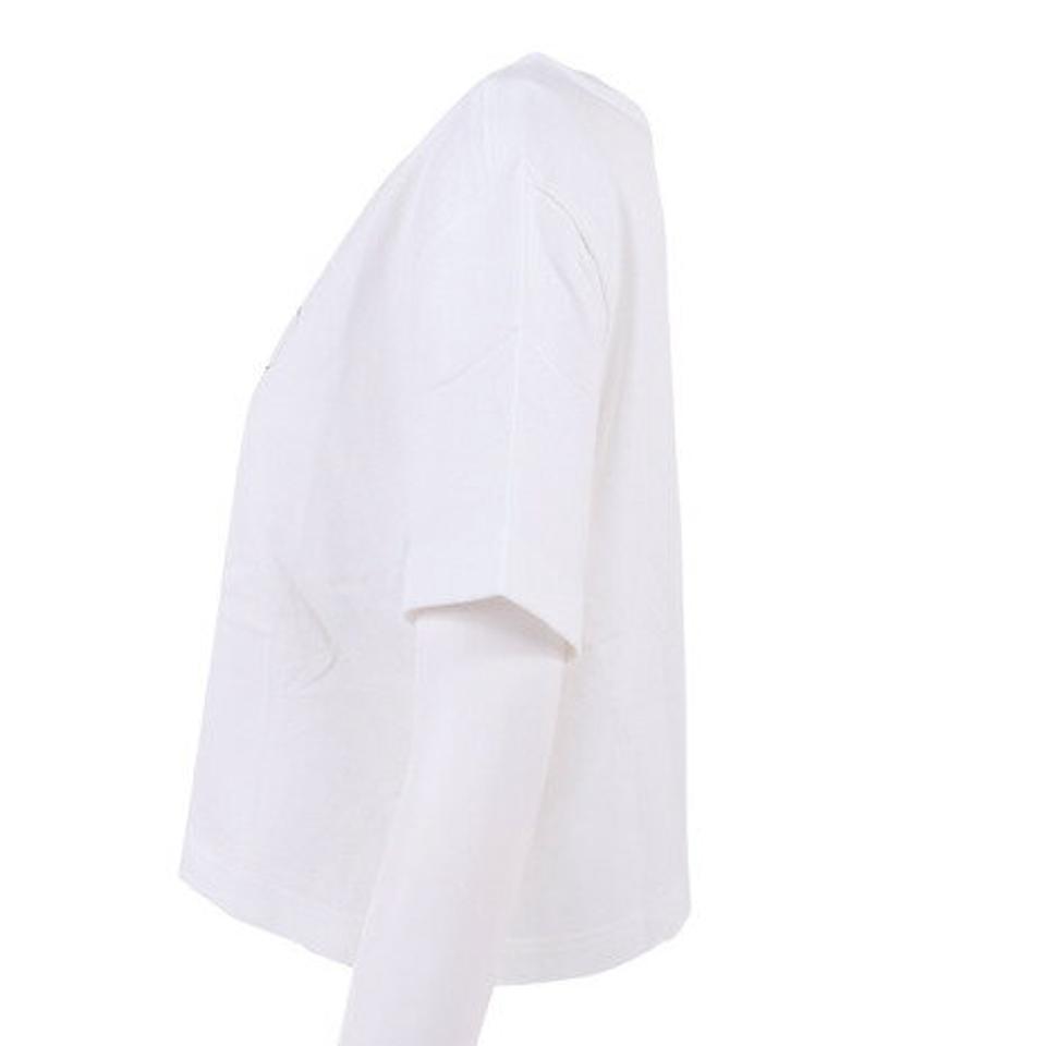 ナイキ(NIKE)(レディース)半袖Tシャツ レディース 白 コットン NSW OC 4 クロップ FB8110-100