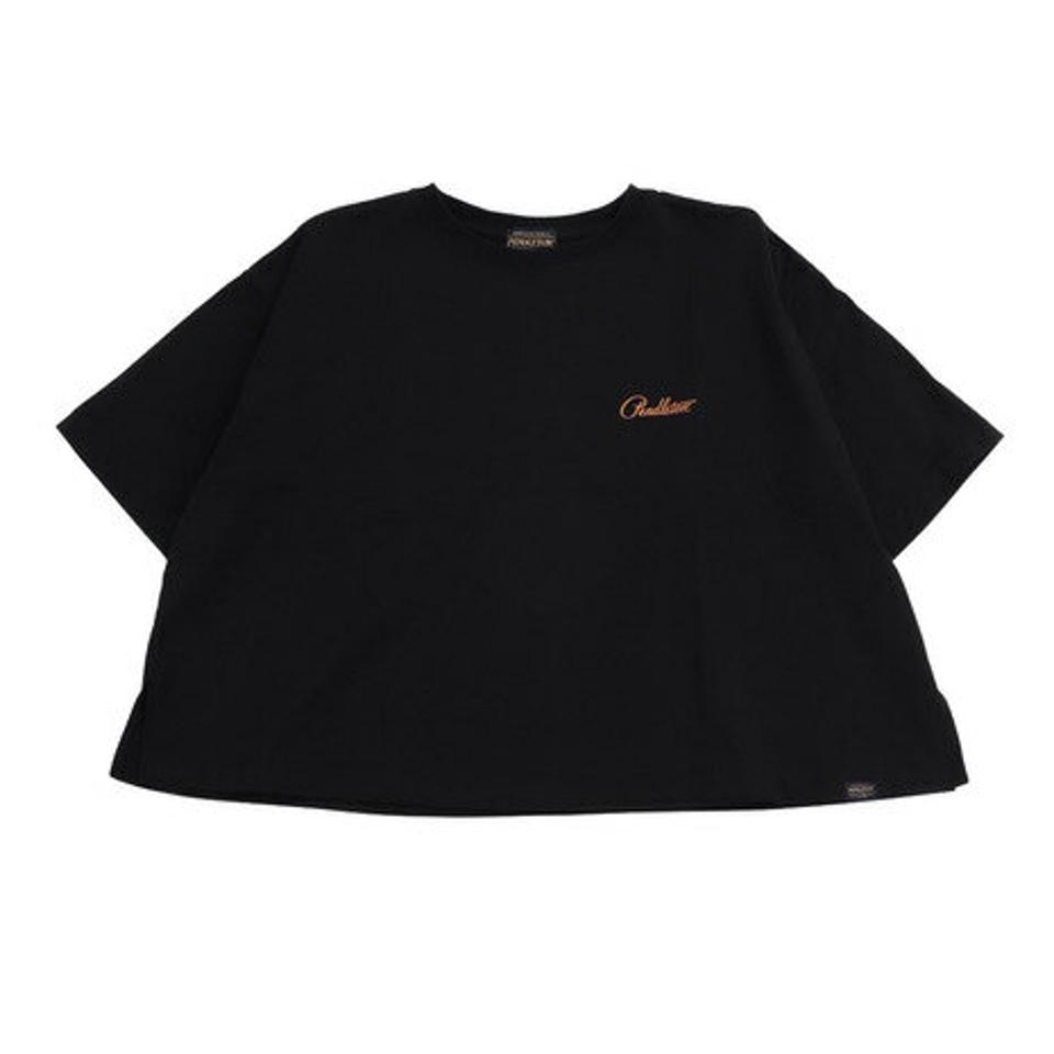 ペンドルトン(PENDLETON)(レディース)半袖Tシャツ バックプリントティー 19804411049000 ブラック