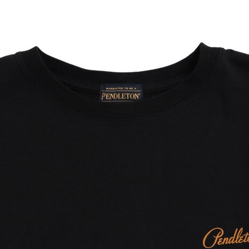 ペンドルトン(PENDLETON)(レディース)半袖Tシャツ バックプリントティー 19804411049000 ブラック