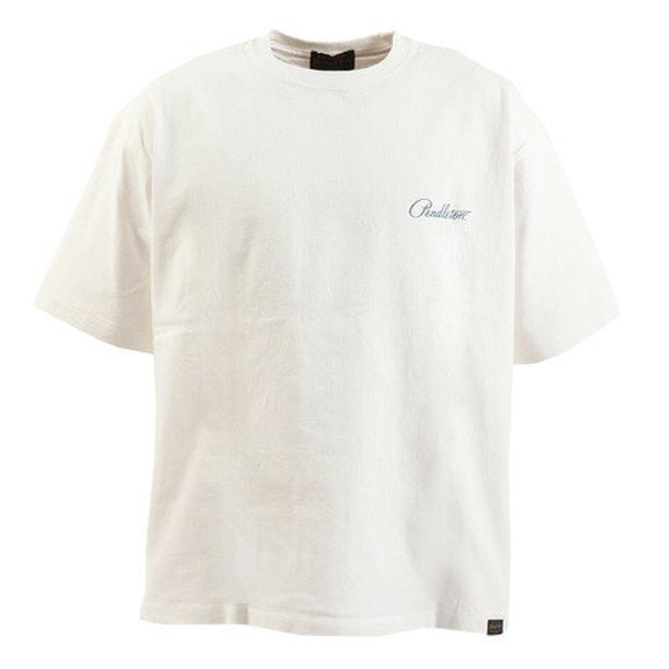 【9/10 24h限定 エントリー&対象4店舗買い回りで最大P10倍!】ペンドルトン(PENDLETON)(メンズ、レディース)半袖Tシャツ バックプリントTシャツ 19804409 O.Wht2 オフホワイト