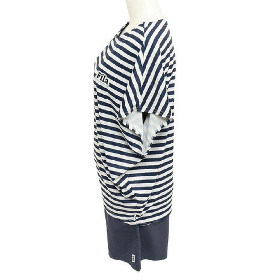 フィラ(FILA)(レディース)水着 4点セット 水陸両用 コクーンTシャツ ショートパンツ 222703