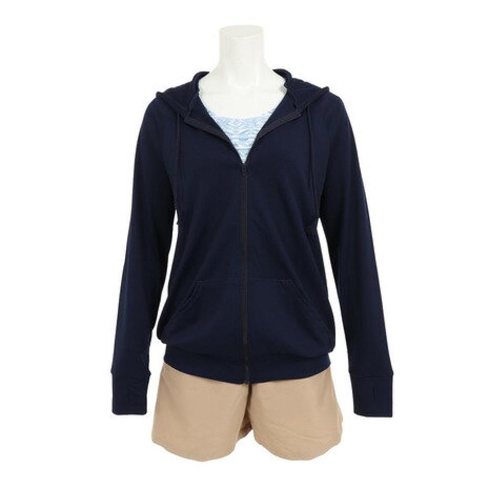 シュリーヌ（Shreanu）（レディース）水着 4点セット トップス ショーツ ショートパンツ パーカー 388090NVY ネイビー