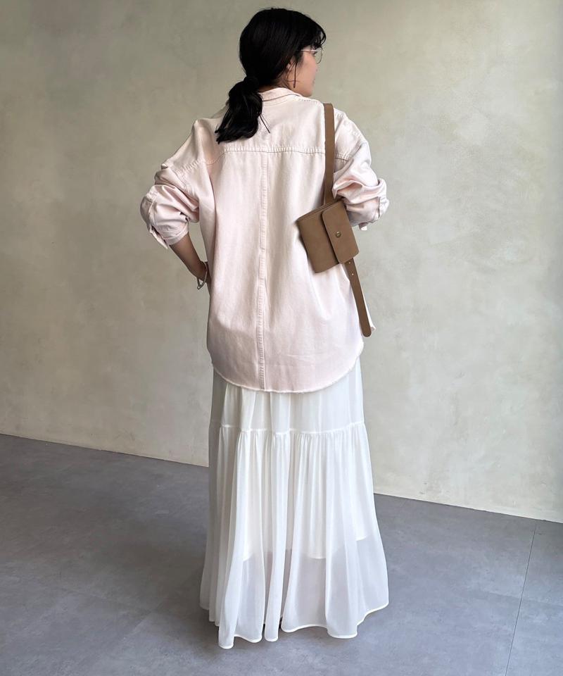 【新色追加】ダメージデニムシャツ