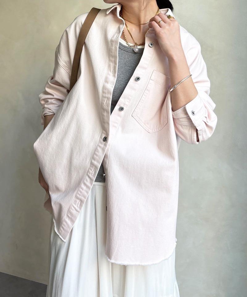 【新色追加】ダメージデニムシャツ