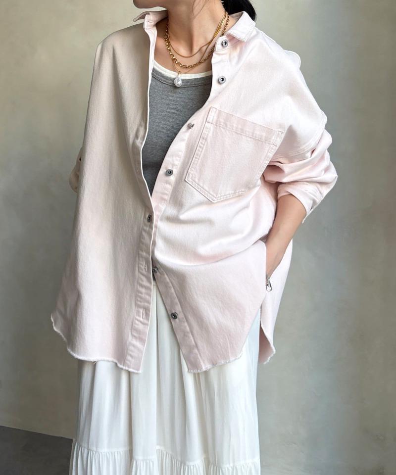 【新色追加】ダメージデニムシャツ