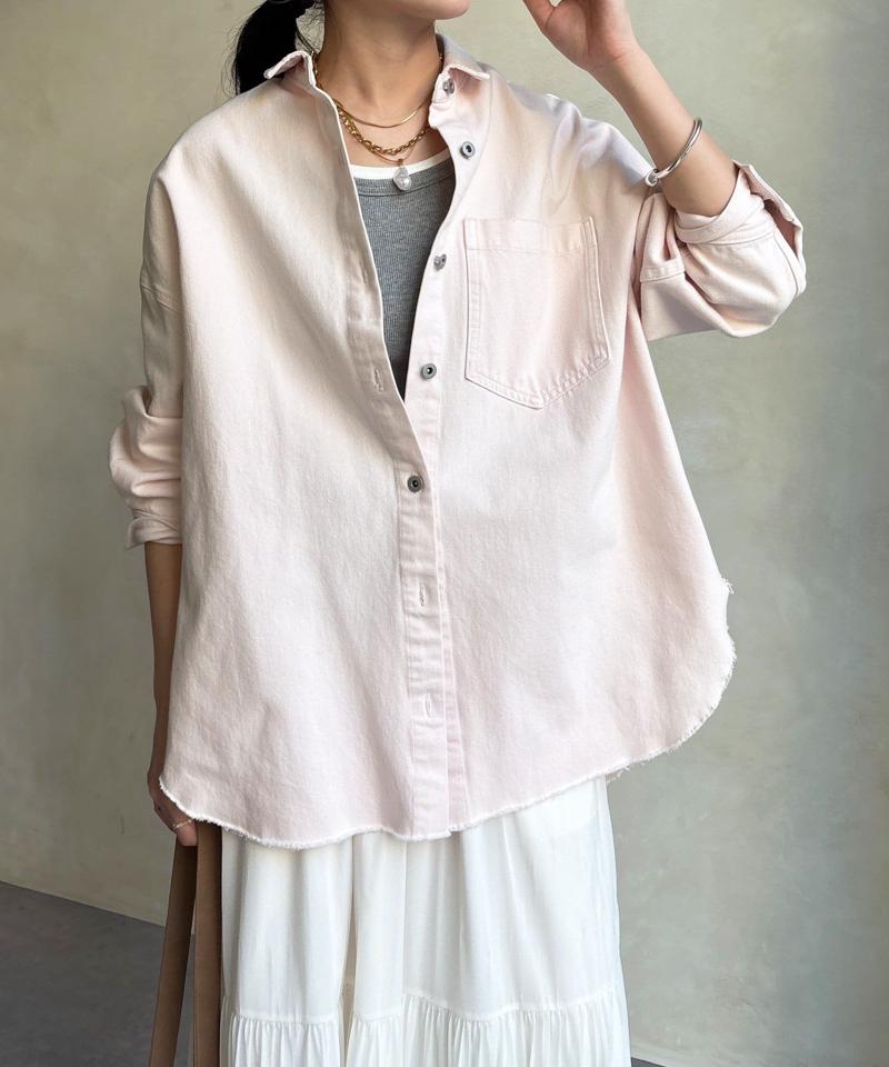 【新色追加】ダメージデニムシャツ