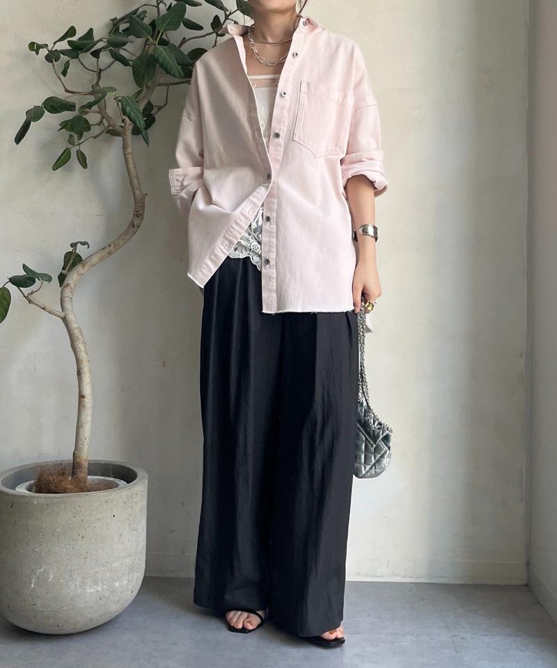 【新色追加】ダメージデニムシャツ