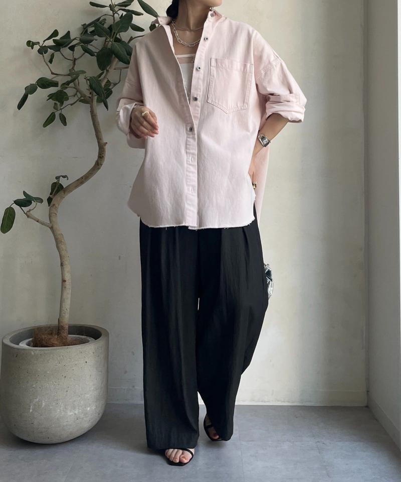 【新色追加】ダメージデニムシャツ