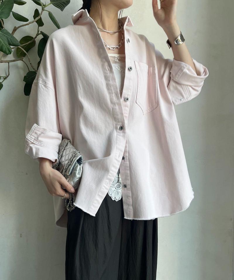 【新色追加】ダメージデニムシャツ