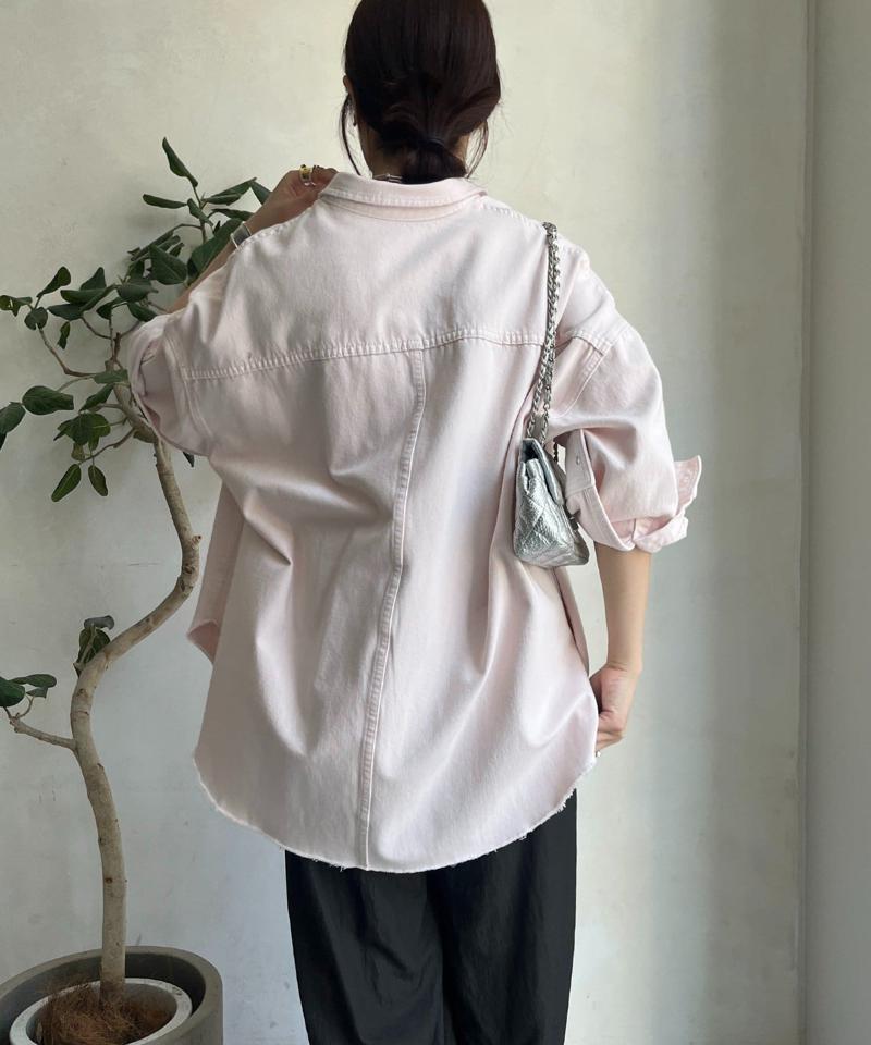 【新色追加】ダメージデニムシャツ