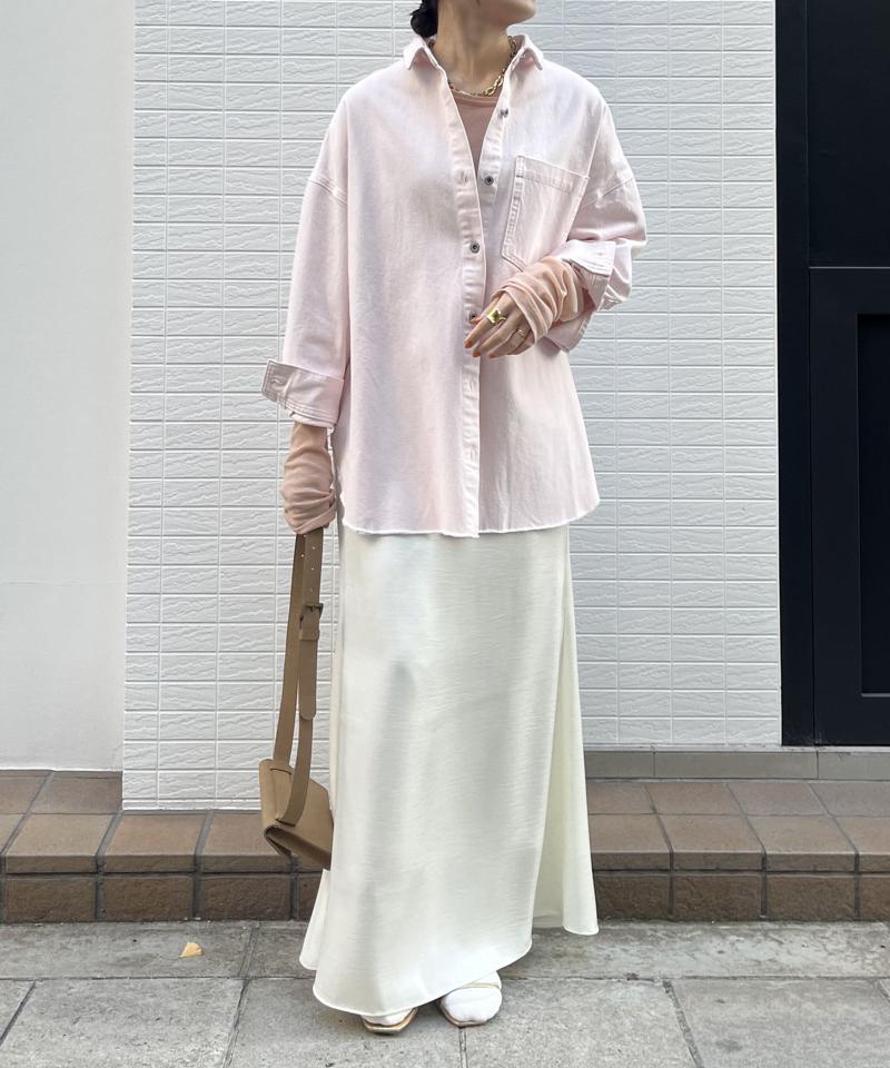 【新色追加】ダメージデニムシャツ