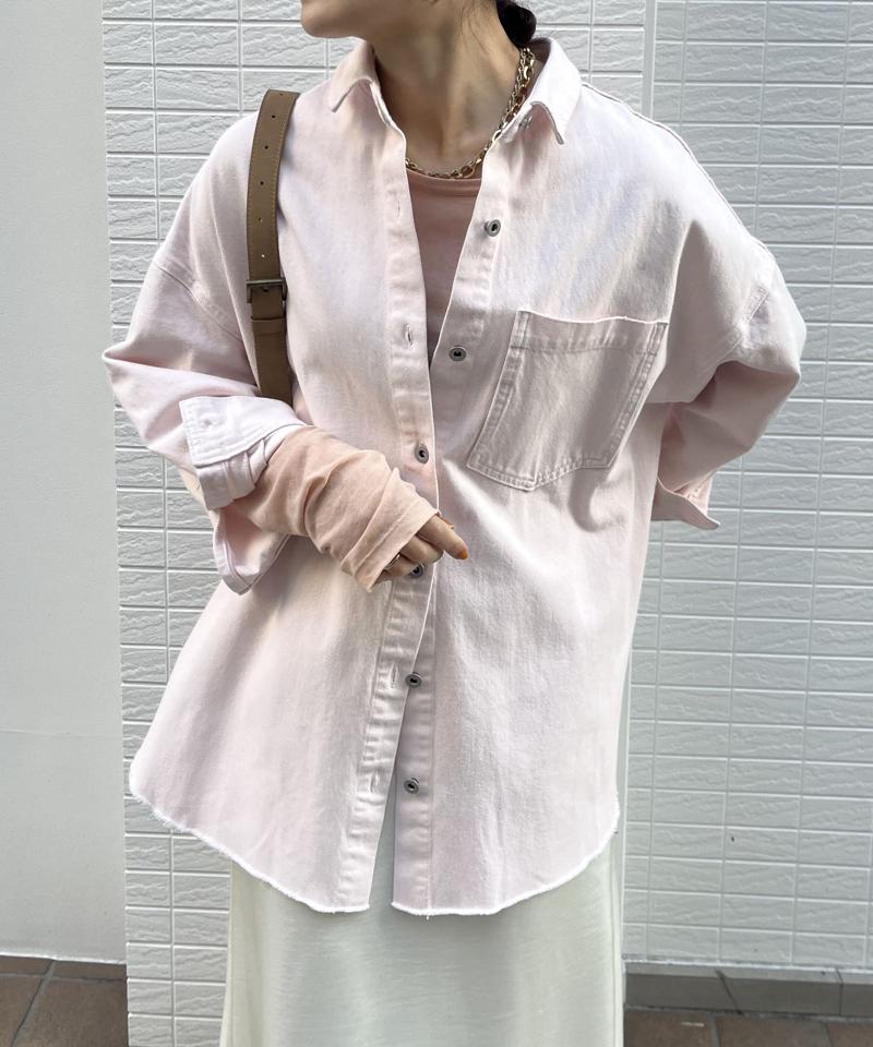 【新色追加】ダメージデニムシャツ