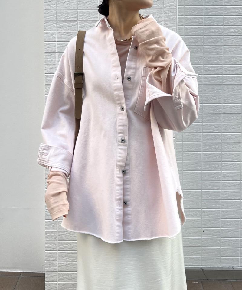 【新色追加】ダメージデニムシャツ