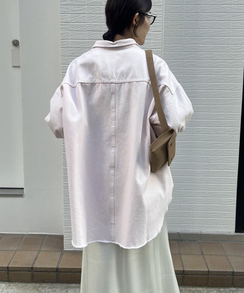 【新色追加】ダメージデニムシャツ