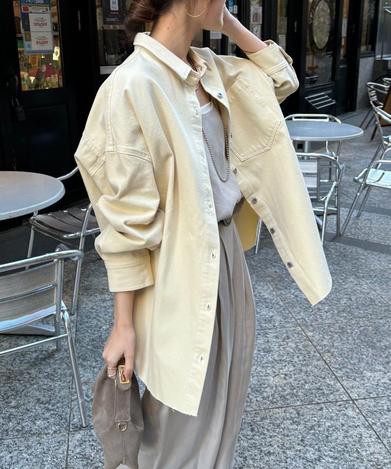 【新色追加】ダメージデニムシャツ