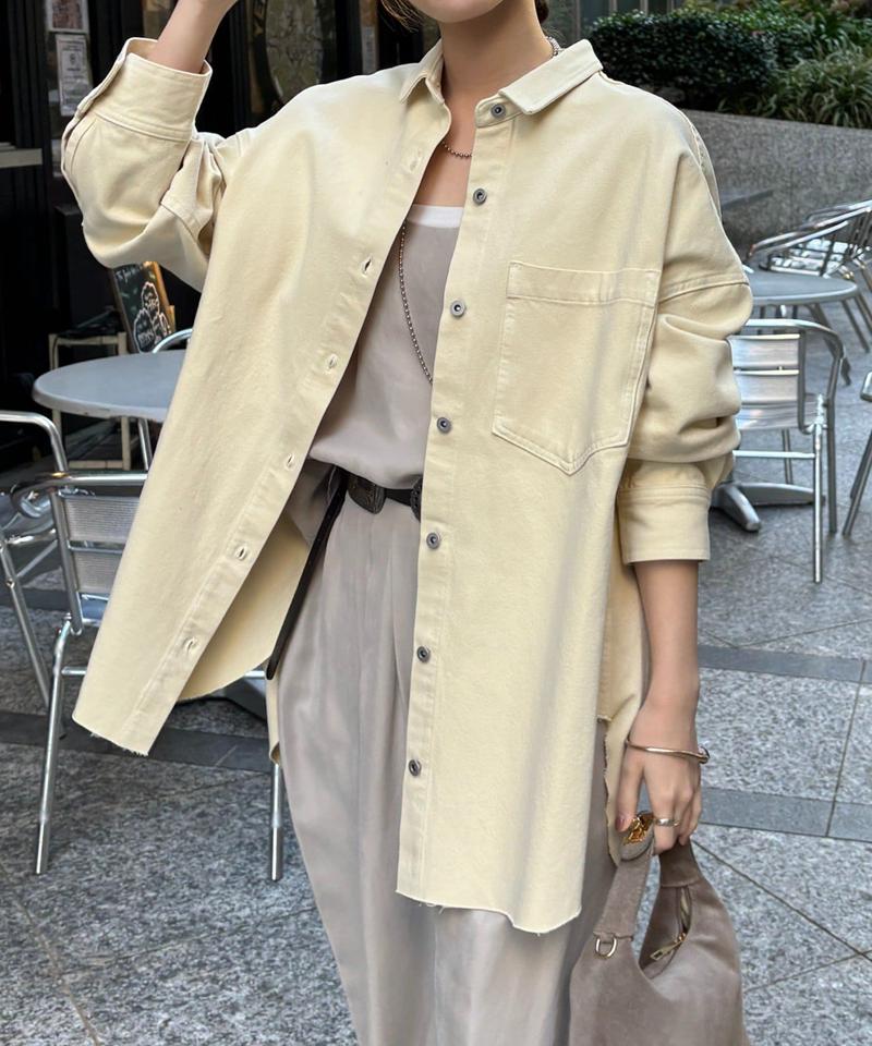 【新色追加】ダメージデニムシャツ