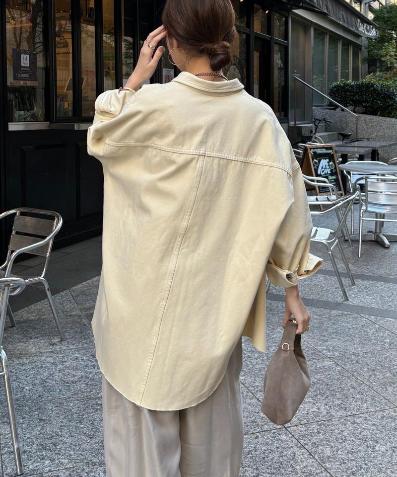 【新色追加】ダメージデニムシャツ