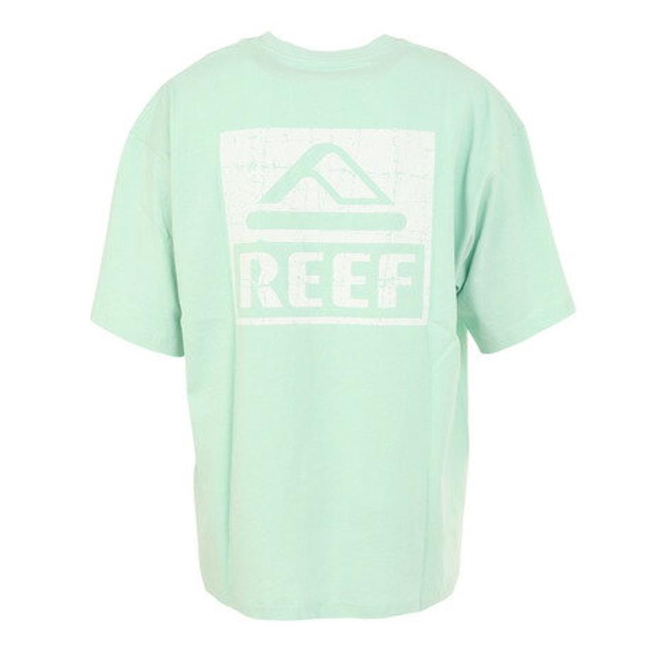 リーフ(REEF)(メンズ)半袖Tシャツ メンズ SQUARE LOGO RFTEM2306-GRN