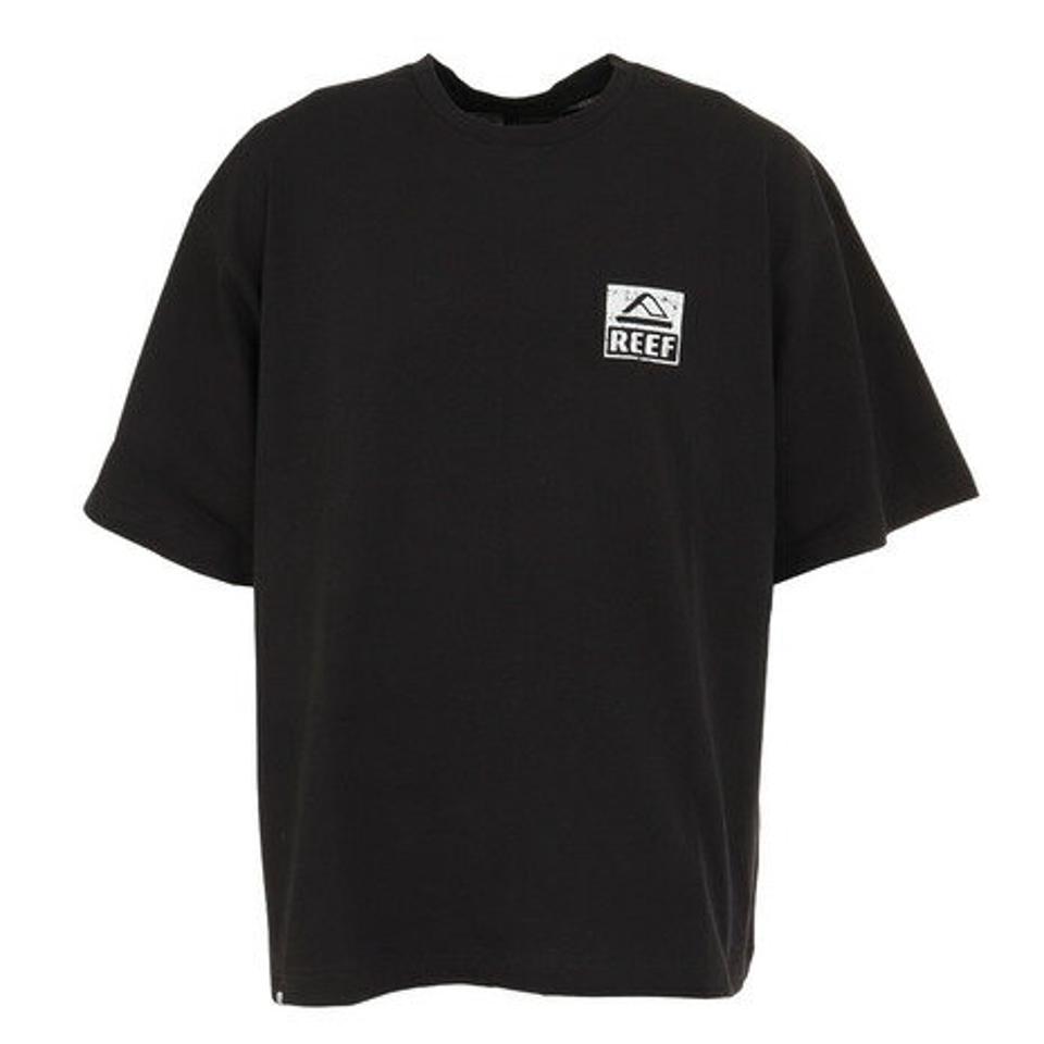 リーフ(REEF)(メンズ)半袖Tシャツ メンズ SQUARE LOGO RFTEM2306-BLK