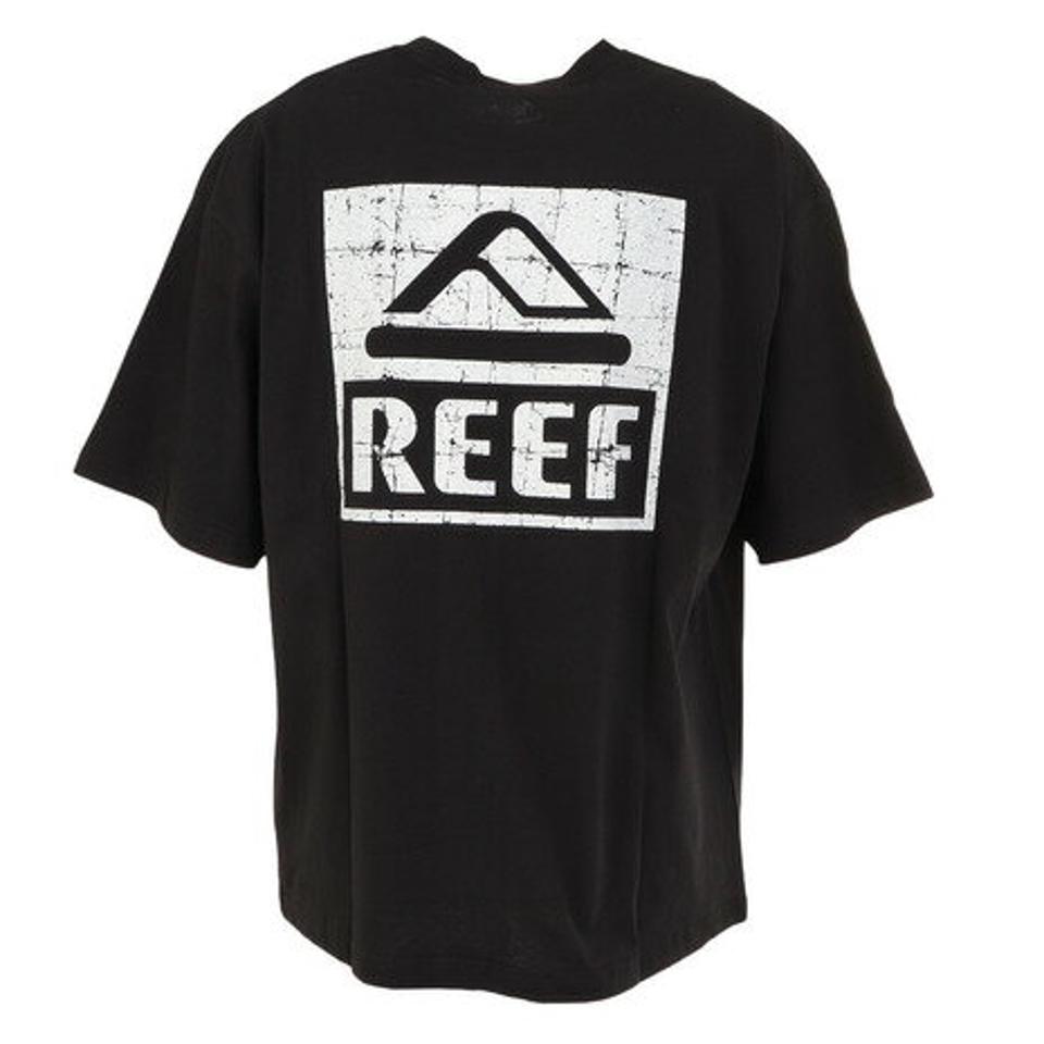 リーフ(REEF)(メンズ)半袖Tシャツ メンズ SQUARE LOGO RFTEM2306-BLK