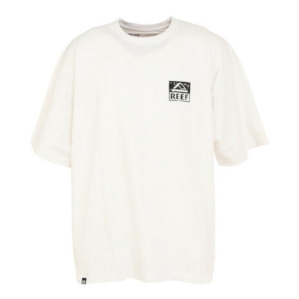 リーフ(REEF)(メンズ)半袖Tシャツ メンズ SQUARE LOGO RFTEM2306-WHT