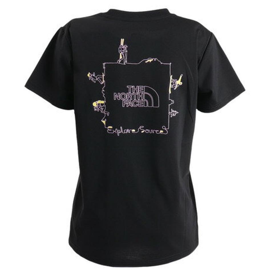 【7/5 24h限定 エントリー&対象3店舗買い回りで最大P10倍!】ノースフェイス(THE NORTH FACE)(レディース)半袖Tシャツ レディース エクスプロールソースサーキュレーション NTW32392 K