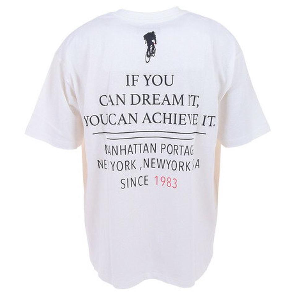 【20%OFFクーポン対象!8/10まで】マンハッタンポーテージ(ManhattanPortage)(メンズ)半袖Tシャツ メンズ PRINT 23SS-MP-M533 WHT