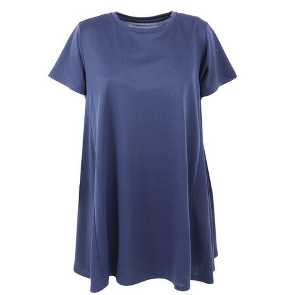 【10%OFFクーポン対象!7/5まで】ダンスキン(DANSKIN)(レディース)半袖Tシャツ レディース ノンウェット ロングレングス DC723113 EP