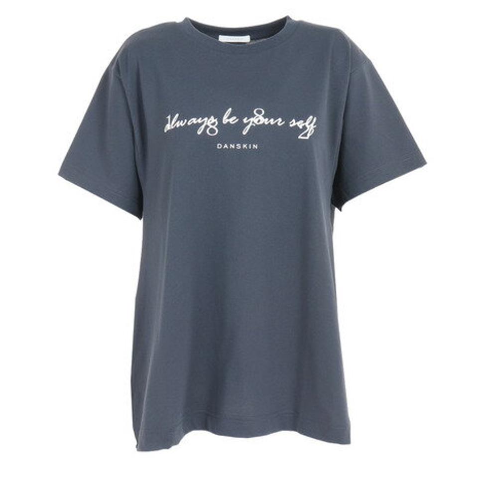 【10%OFFクーポン対象!7/5まで】ダンスキン(DANSKIN)(レディース)プリントハーフスリーブTシャツ DC723108 GI