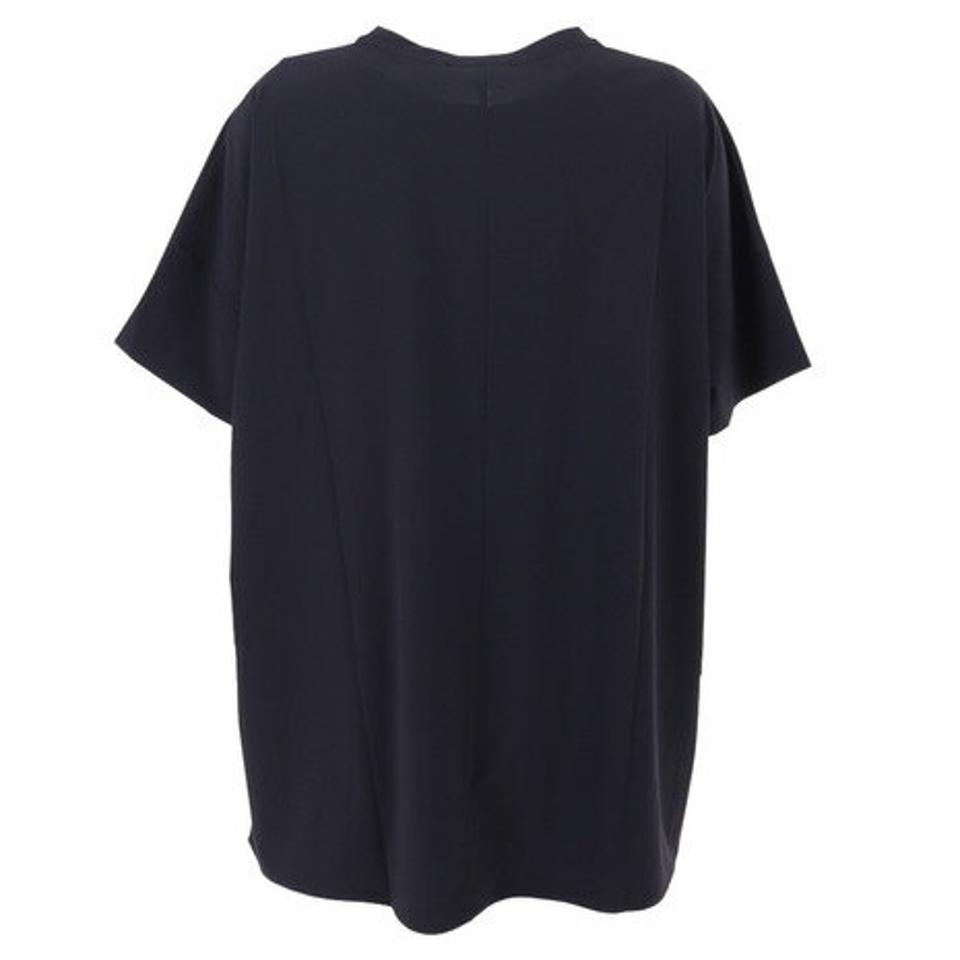 【10%OFFクーポン対象!7/5まで】ダンスキン(DANSKIN)(レディース)半袖Tシャツ レディース ヨギ クロス スクエアトップ DC323105 K