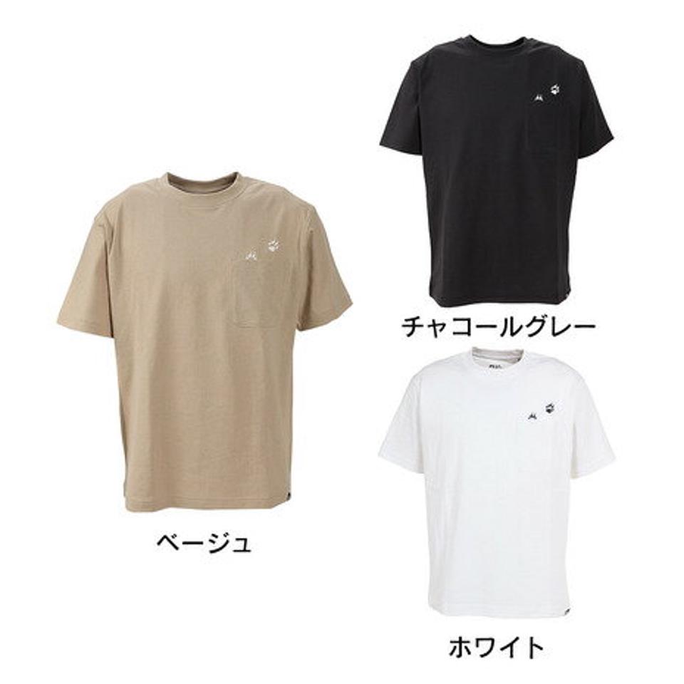 ジャックウルフスキン(JackWolfskin)(メンズ)半袖Tシャツ JP PAW IN ポケット半袖Tシャツ V2 5023432