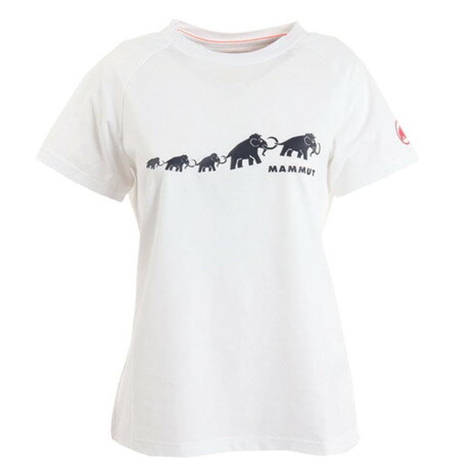 マムート(MAMMUT)(レディース)半袖Tシャツ クイックドライ ロゴプリントTシャツ AF Women 1017-02022-00473 ホワイト