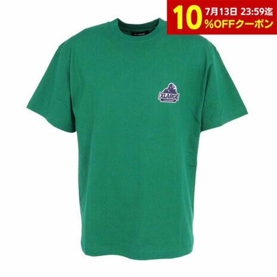 【10%OFFクーポン対象!7/13まで】エクストララージ(XLARGE)(メンズ、レディース)半袖Tシャツ メンズ SLANTED OG 101232011025-GREEN