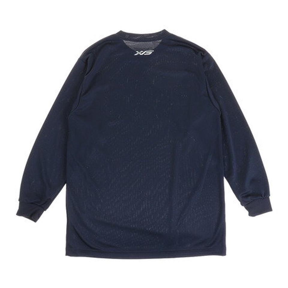 エックスティーエス(XTS)(キッズ)ジュニア ドライ 吸汗速乾 長袖Tシャツ 751G0ES1640 NVY バスケットボールウェア