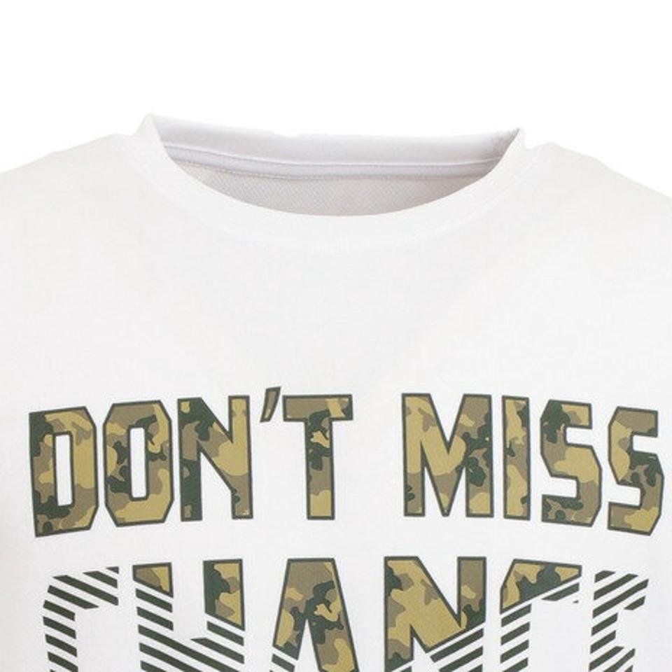 エックスティーエス(XTS)(メンズ)ドライ 吸汗速乾 メッセージTシャツ 751G0CD1634 WHT バスケットボールウェア ロンT